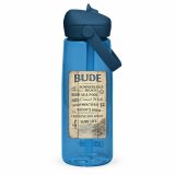 Bude Coastal Signboard - Flip straw water bottle