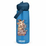 BAD INFLUENCE DOWN ERE - GOAT - Flip straw water bottle