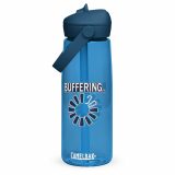 BUFFERING - Flip straw water bottle
