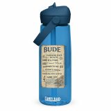 Bude Coastal Signboard - Flip straw water bottle