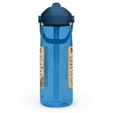 Bude Coastal Signboard - Flip straw water bottle