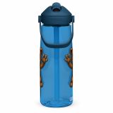 Rex Grindle – Flip Straw Water Bottle oxford blue right — Cursed Plush Co