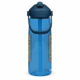 Penzance Coastal Signboard – Flip Straw Water Bottle oxford blue right — Salt & Timber: Cornish Signs