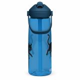 Glitch Cat – Digital Shadow StalkerFlip straw water bottle