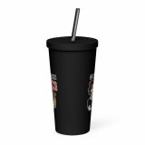 Clean Kitchen Dirty Mind - Insulated tumbler with a straw