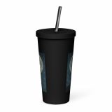 Moonlit Ronin - Insulated tumbler with a straw