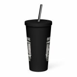 Eric - I Hide at Work - Insulated tumbler with a straw