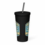 Unpredictable Quality – Cornish Weather - Insulated tumbler with a straw