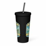 Coastal Calm - Insulated tumbler with a straw
