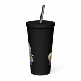 SORT YOURSELF OUT - HEN - Insulated tumbler with a straw