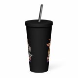 BAD INFLUENCE DOWN ERE - GOAT - Insulated tumbler with a straw