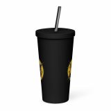 SMILE GLITCH - Insulated tumbler with a straw