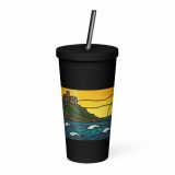 Golden Tide at St Michael’s Mount - Insulated tumbler with a straw
