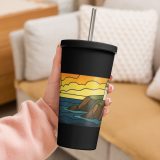 Beacon of the Western Cliffs - Insulated tumbler with a straw