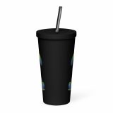 Oliver Dripwood - Insulated tumbler with a straw