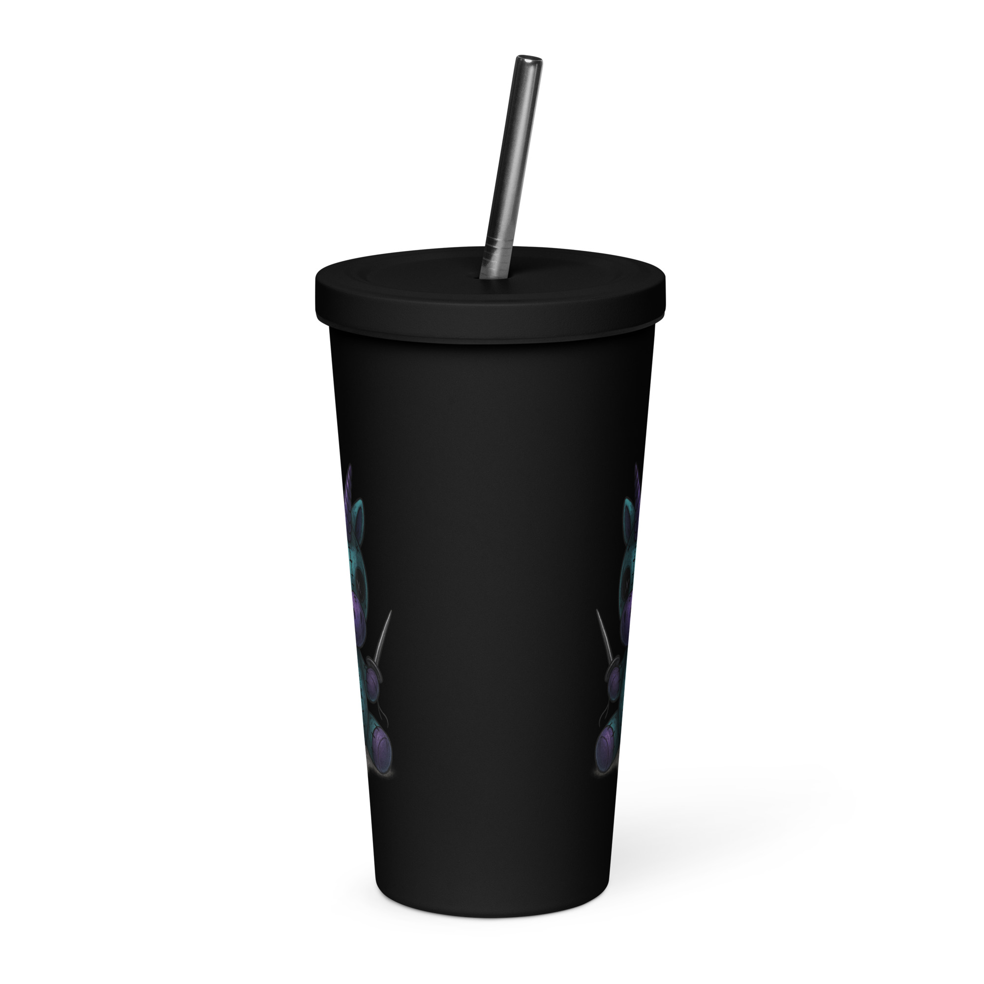 Silas Thornveil - Insulated tumbler with a straw