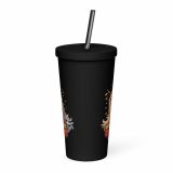 WHAT THE CLUCK EH - COCKREL - Insulated tumbler with a straw