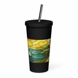 Harbour Light at Golden Bay - Insulated tumbler with a straw