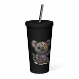 Milo Patchwick - Insulated tumbler with a straw