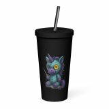 Silas Thornveil - Insulated tumbler with a straw