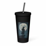 Moonlit Ronin - Insulated tumbler with a straw