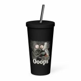 Ooops - Insulated tumbler with a straw