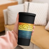 Beacon of the Western Cliffs - Insulated tumbler with a straw