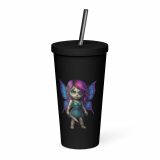 Lyla Thornwick - Insulated tumbler with a straw