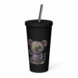 Milo Patchwick - Insulated tumbler with a straw