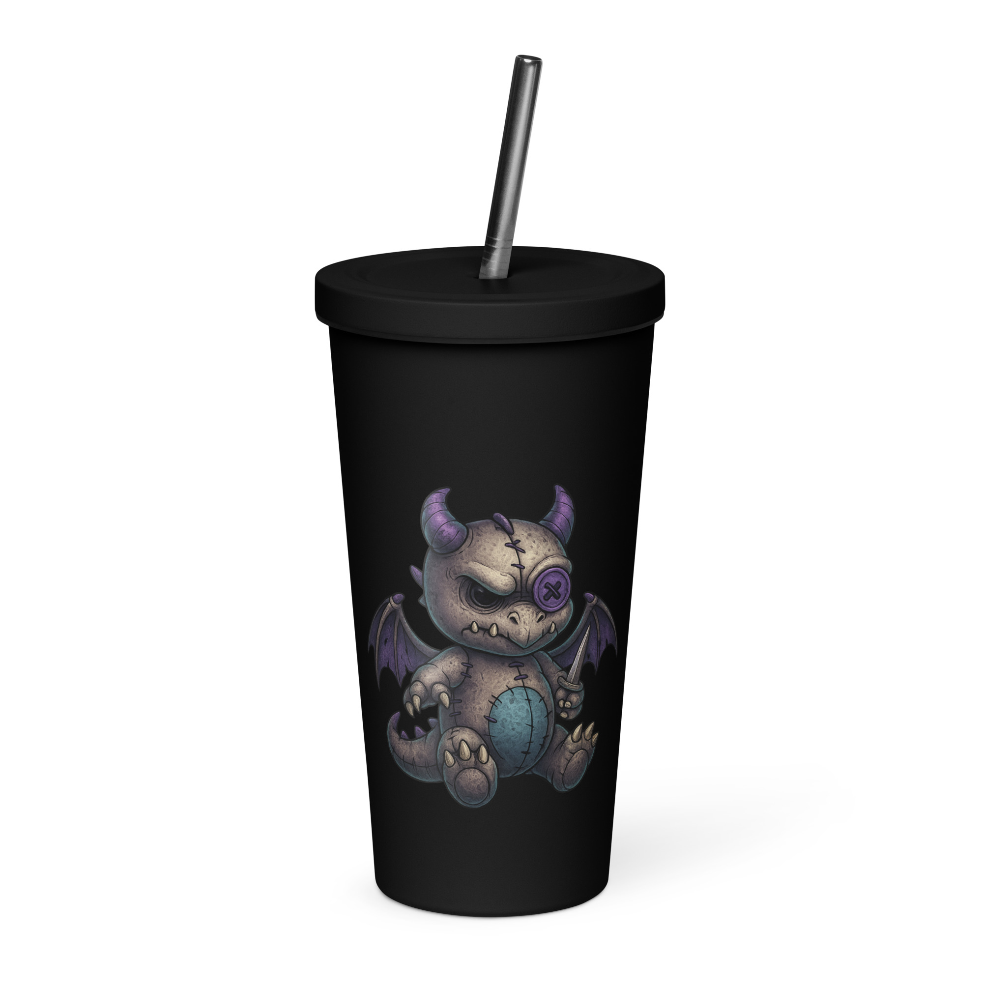 Ashfanf - Insulated tumbler with a straw
