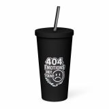 404 Emotions Not Found - Insulated tumbler with a straw