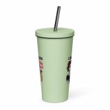 Clean Kitchen Dirty Mind - Insulated tumbler with a straw