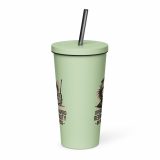 Operation Avoid Responsibility - Insulated tumbler with a straw