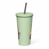 SORT YOURSELF OUT - HEN - Insulated tumbler with a straw