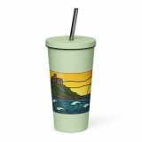 Golden Tide at St Michael’s Mount - Insulated tumbler with a straw
