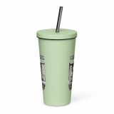 Eric - I Hide at Work - Insulated tumbler with a straw
