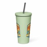 Pasties First - Insulated tumbler with a straw