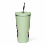 SORT YOURSELF OUT - HEN - Insulated tumbler with a straw