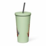 WHAT THE CLUCK EH - COCKREL - Insulated tumbler with a straw