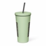 Penzance Coastal Signboard – Insulated Tumbler with a Straw mint 20oz front — Salt & Timber: Cornish Signs