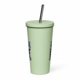 Im Not a Robot - Insulated tumbler with a straw