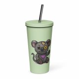 Milo Patchwick - Insulated tumbler with a straw