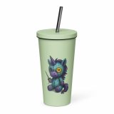 Silas Thornveil - Insulated tumbler with a straw