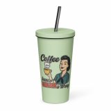 My Dog and I talk SHIT about you - Insulated tumbler with a straw