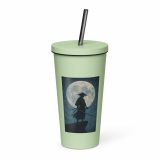 Moonlit Ronin - Insulated tumbler with a straw