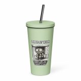 Eric - I Hide at Work - Insulated tumbler with a straw