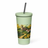 Harbour Light at Golden Bay - Insulated tumbler with a straw