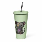Milo Patchwick - Insulated tumbler with a straw