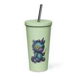 Silas Thornveil - Insulated tumbler with a straw
