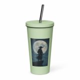 Moonlit Ronin - Insulated tumbler with a straw